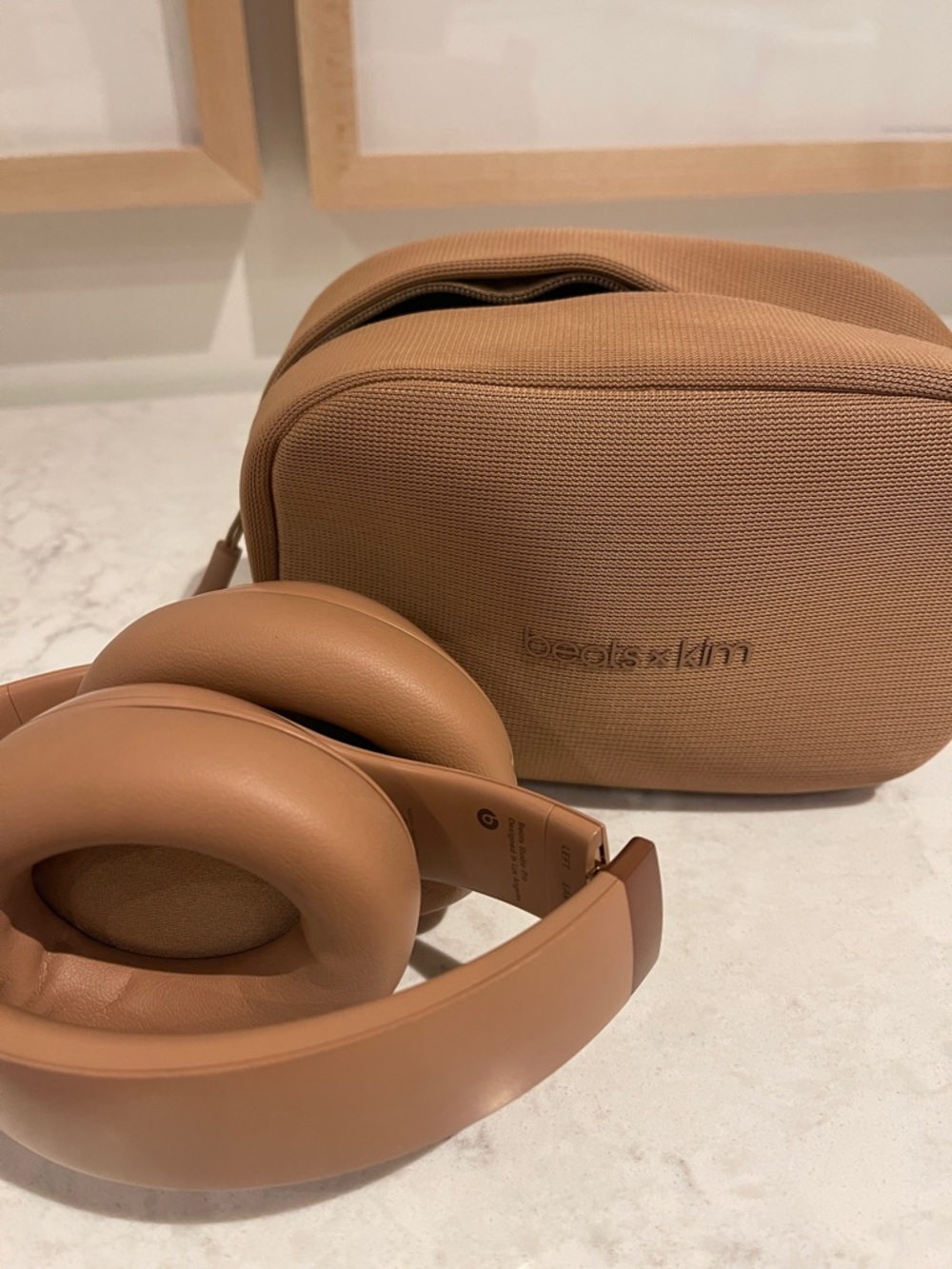 StudioPro BeatsxKim Wireless Headphones in Dune - Picture 4 of 4
